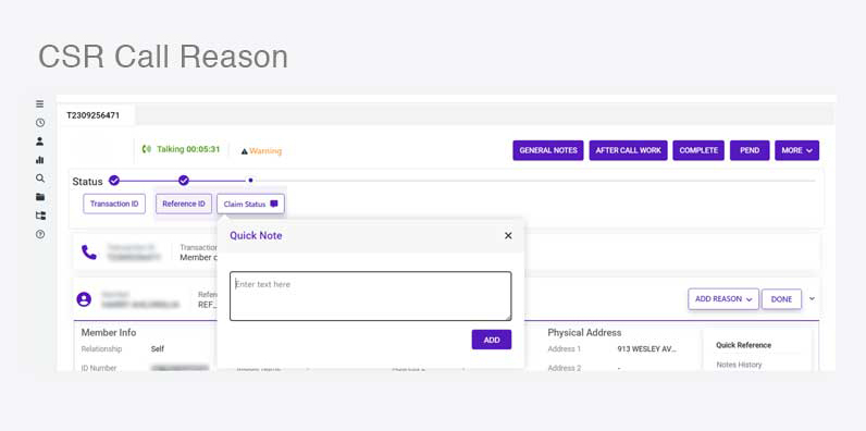 CSR-insightpro-Call-Reason