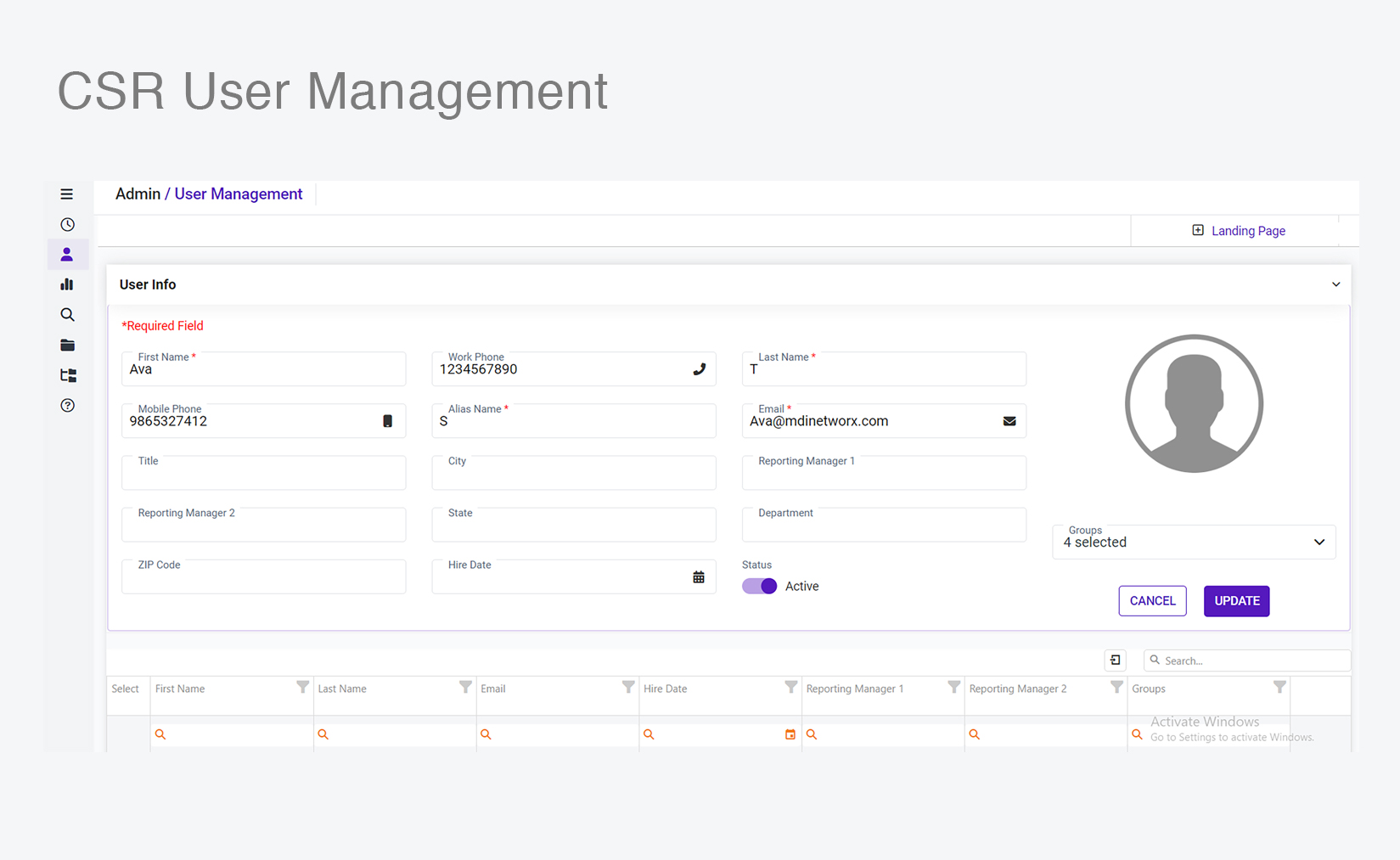 CSR-insightpro-User-Management